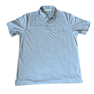Travis Mathew Small Blue Golf Polo Shirt
